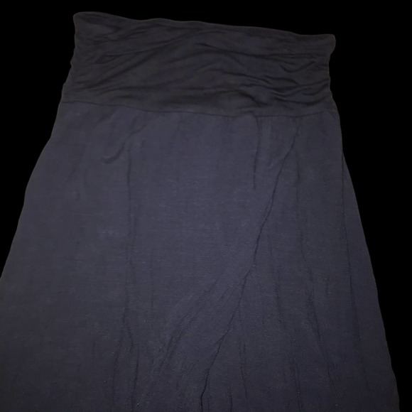 C EST 1946 Navy Maxi Skirt  SZ S - Picture 6 of 10
